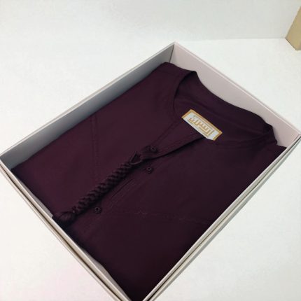 Premium Emirati Thobe: Maroon