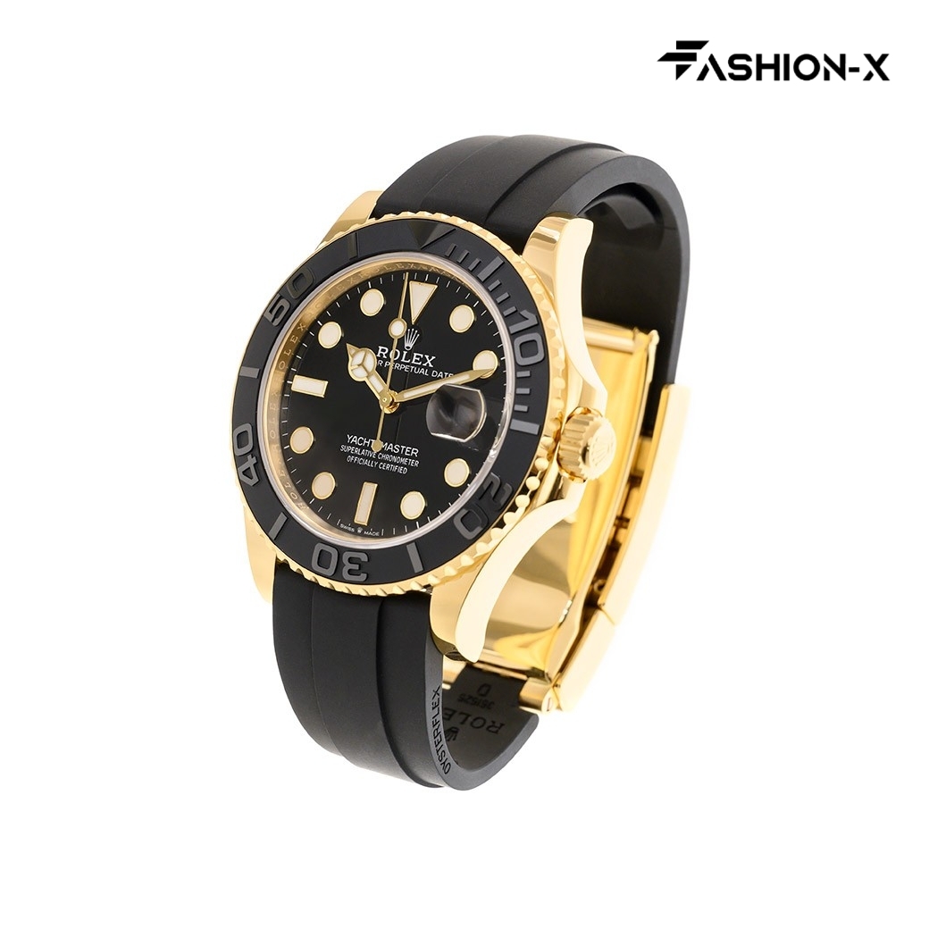 Black & Golden Rolex Yacht-Master (Ceramic Vazel)