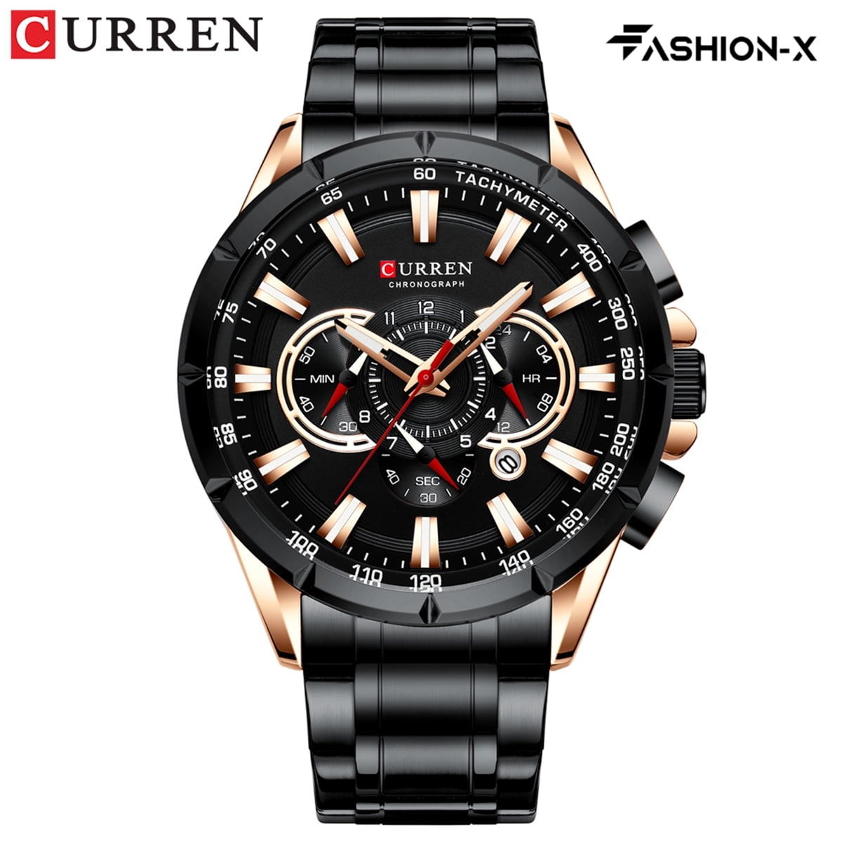 Full Black CURREN 8363