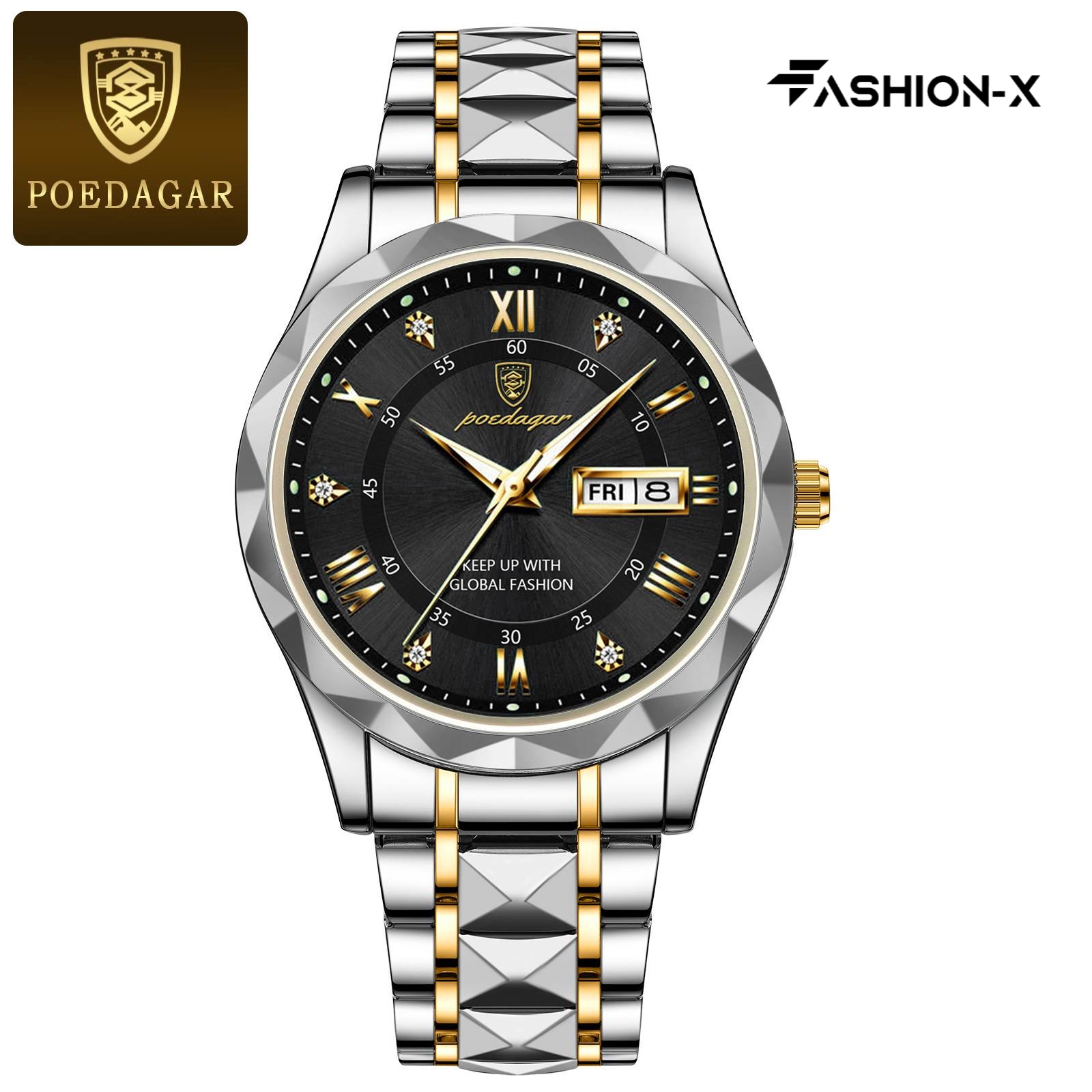 Troton & Black Dial POEDAGAR 615